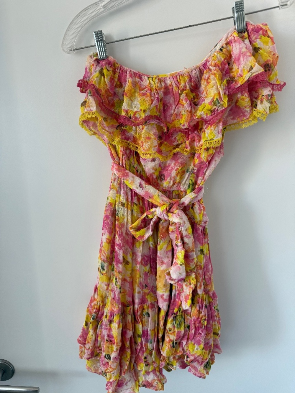 Rococo sand one shoulder dress